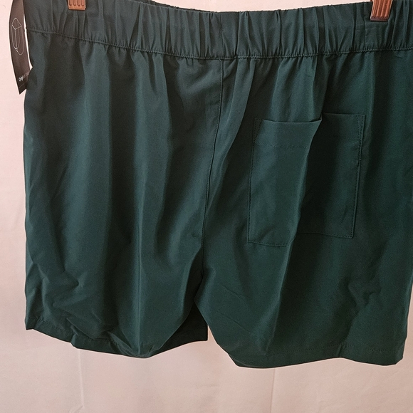 Original Use Dark Green Women's Athletic Shorts - Picture 3 of 3
